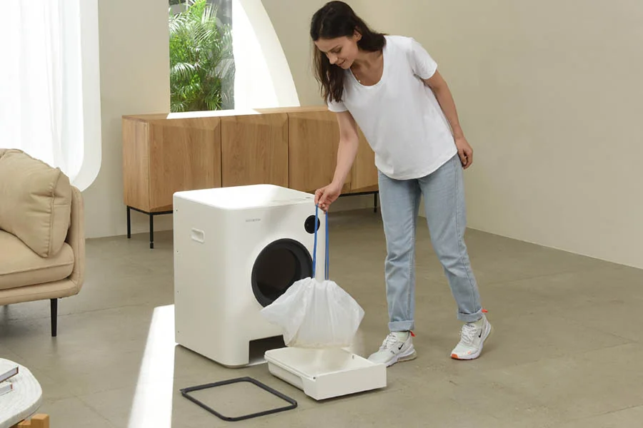 auto clean litter box