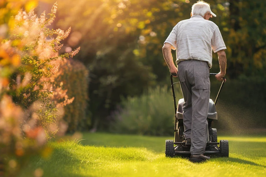 self propelled lawn mower electric