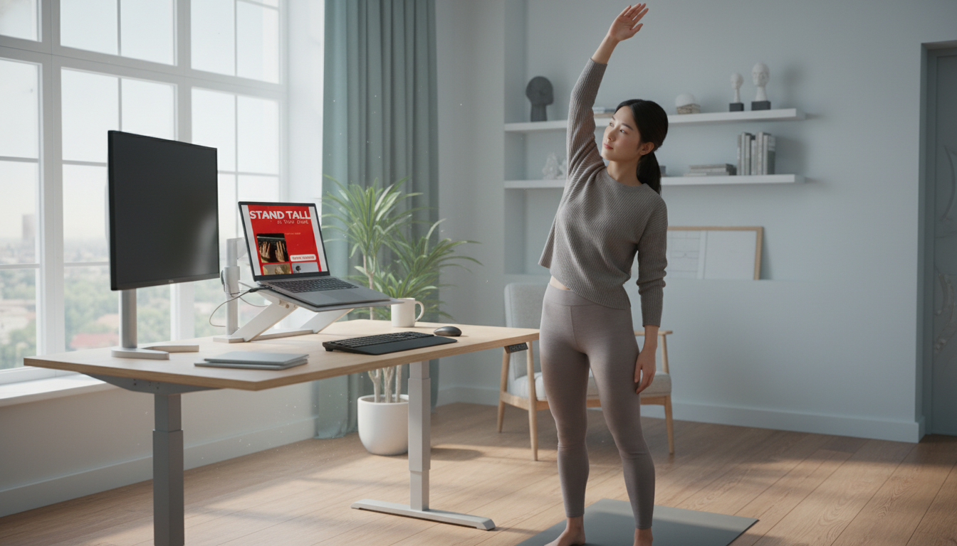 Desk Posture Reset: 5-Min Ergonomics + Daily Stretches